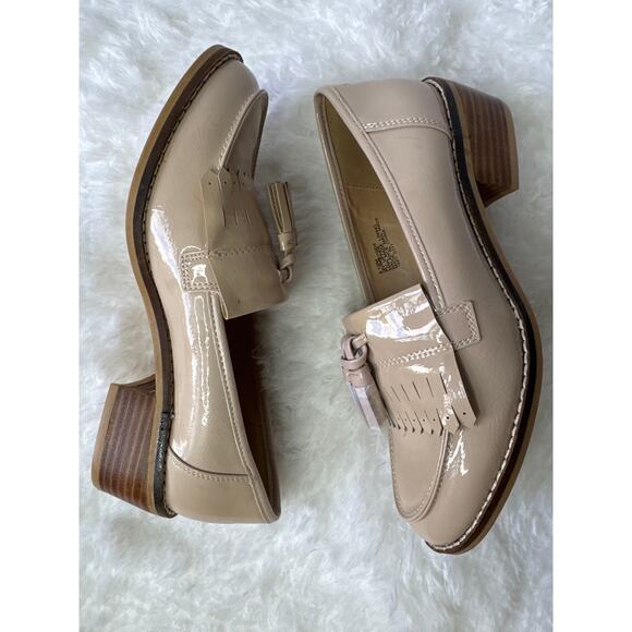 NWT Nine West Quimby oxfords loafers champagne tassel shoes 5.5 - Picture 4 of 12